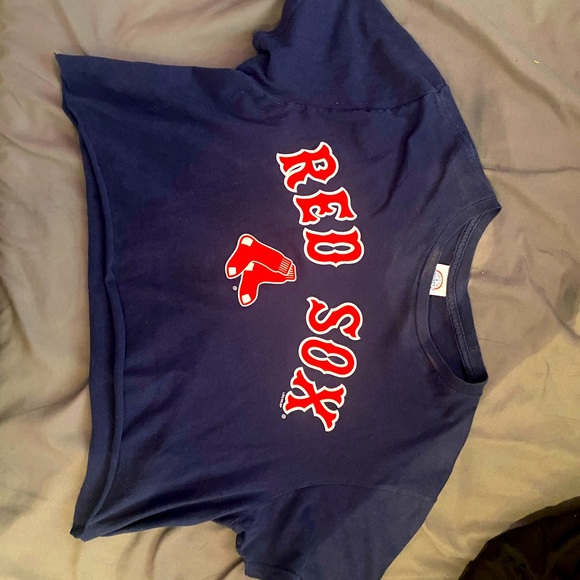 Red Sox Crop Top Tshirt M - Picture 5 of 6